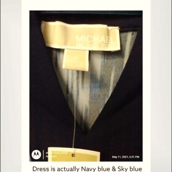 NWT Michael Kors Women's Abstract design  Tunic Dress - Picture 8 of 11